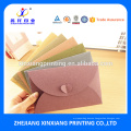 Popular Customized Colorful Specialty Paper Envelope Set with Letter